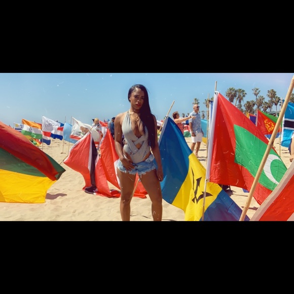 Stripes bodysuit/swimsuit - Picture 3 of 3